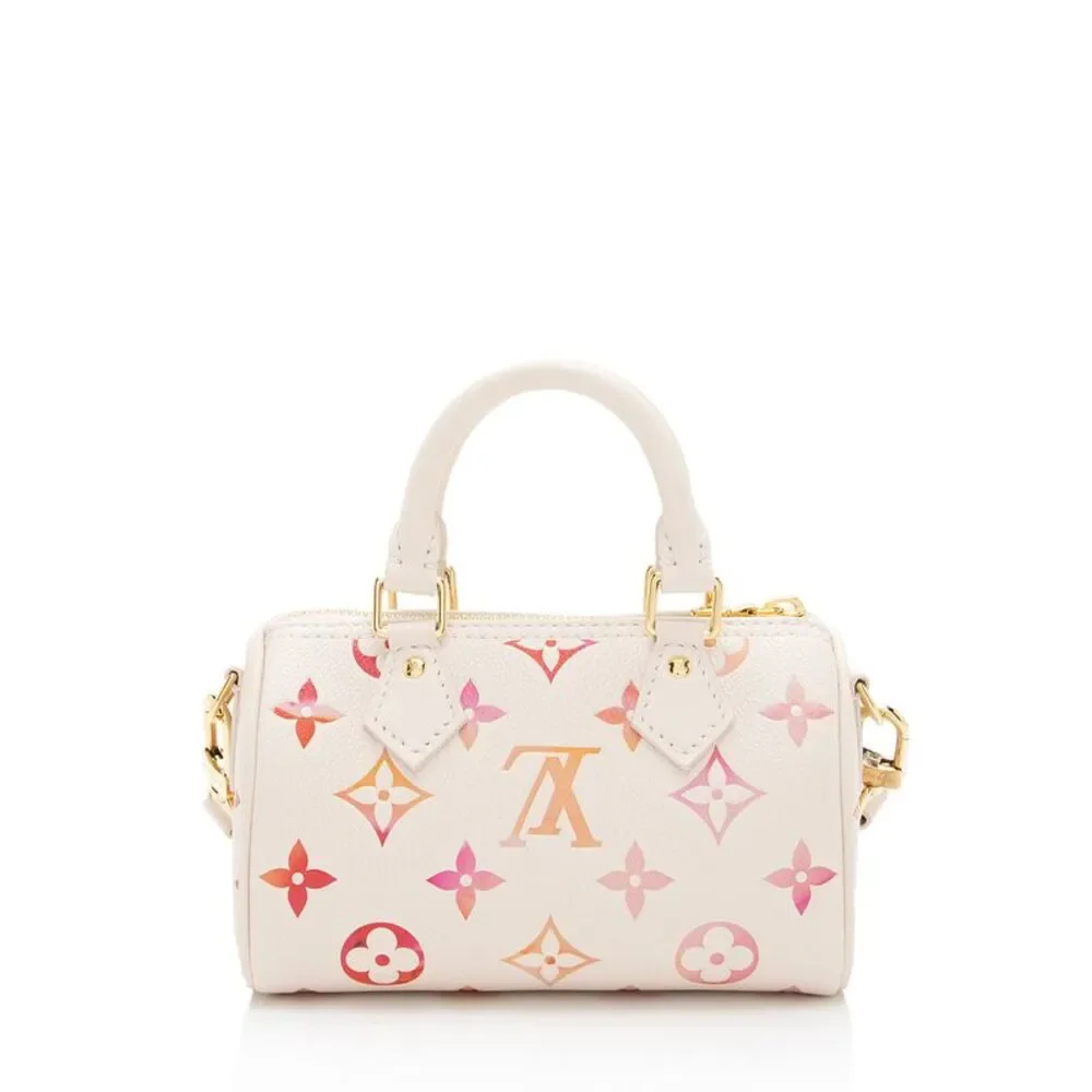 Louis Vuitton Monogram Empreinte Sunrise Nano Speedy Satchel - Picture 3 of 9